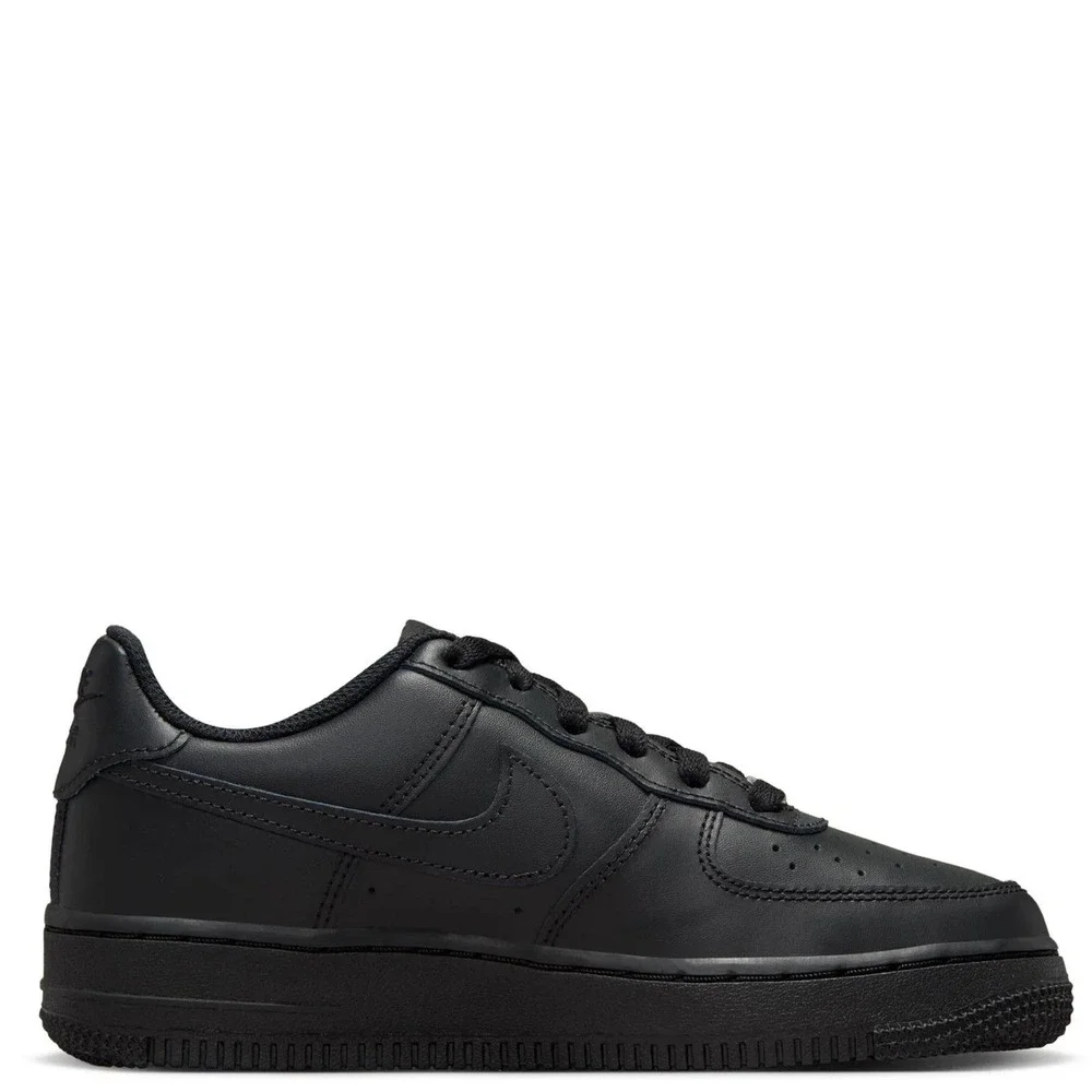 Nike Air Force 1 LE Big Kids Sz 4.5Y Triple Black Shoes Sneakers FV5951 001 NEW